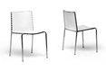 Baxton Studio Gridley White Plastic Modern Dining Chair (Set of 2)